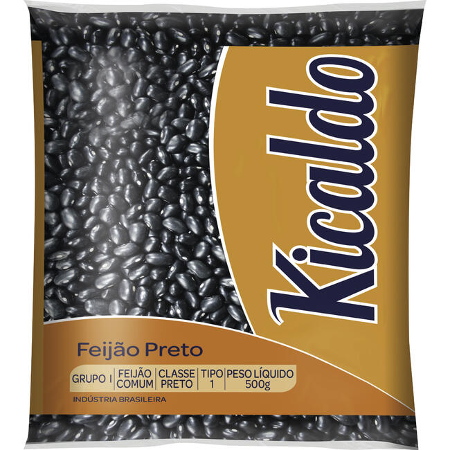 Feijão Preto Kicaldo 500g