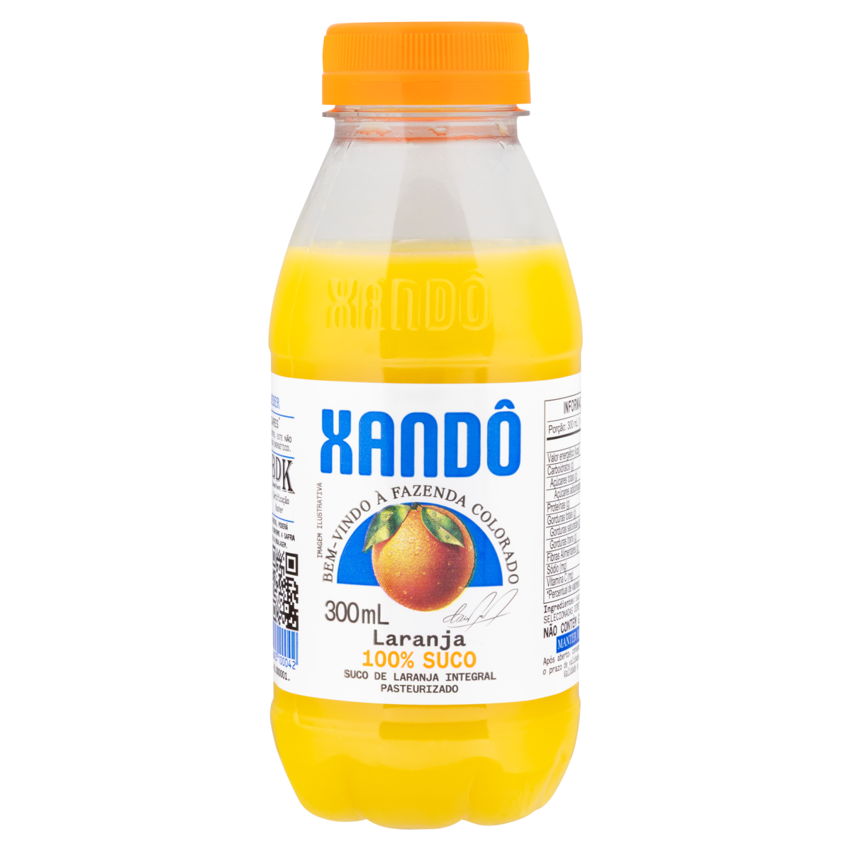 Suco Integral Laranja Xandô Garrafa 300ml