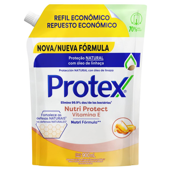 Sabonete Líquido Protex Nutri Protect Vitamina E 900ml