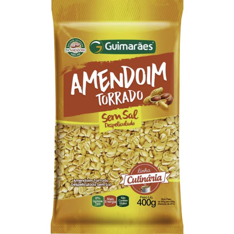Amendoim Torrado Guimarães Integral 400g