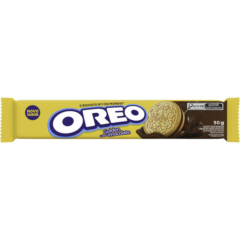 Biscoito Recheado Oreo Golden Chocolate 90g