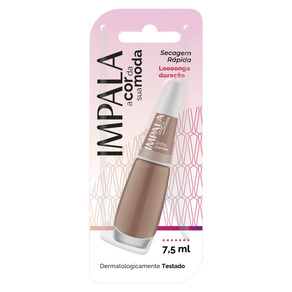 Esmalte IMPALA A Cor da Sua Moda Linho Cremoso 7.5ml