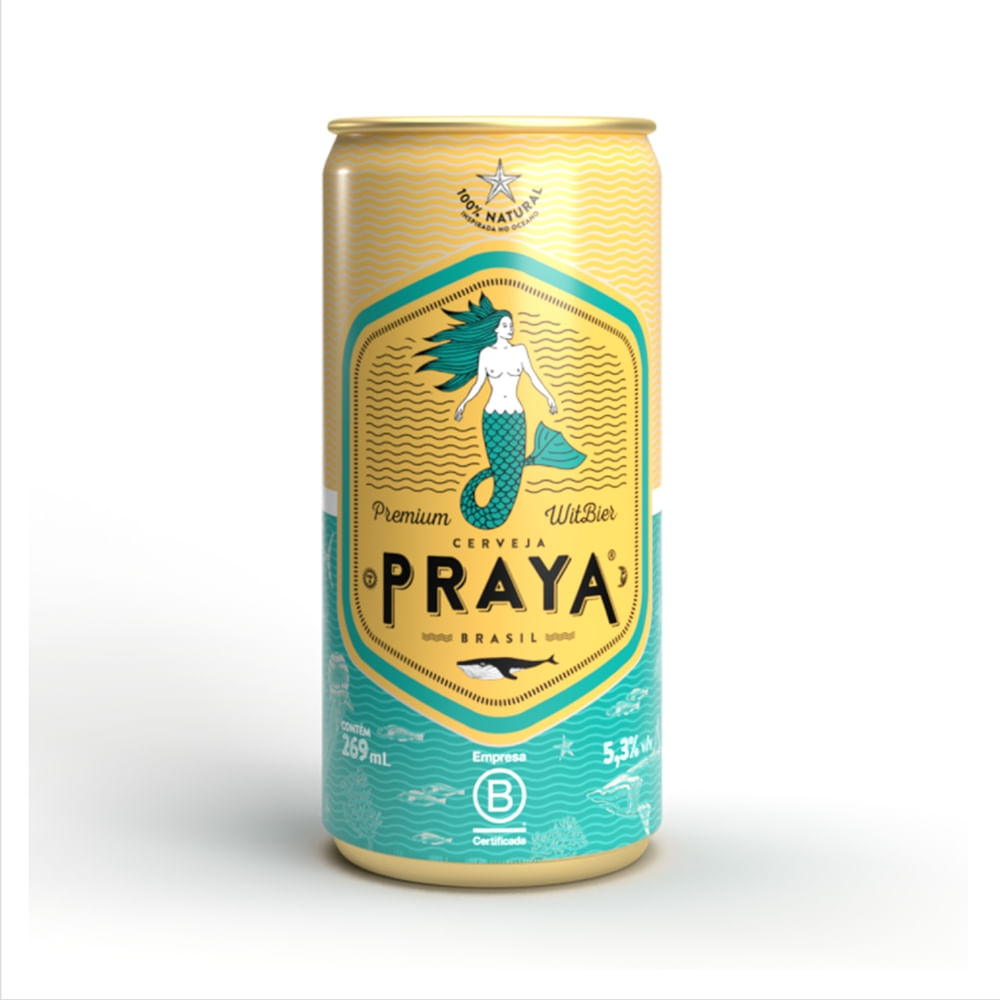 Cerveja PRAYA Premium Witbier 269ml