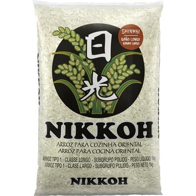 Arroz Japonês Nikkoh Tipo 1 1kg