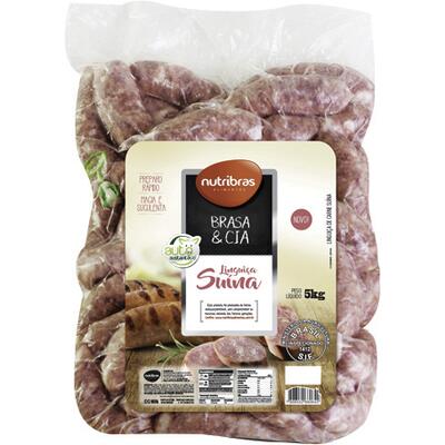 Linguiça de Carne Suína Nutribras Congelada 5kg