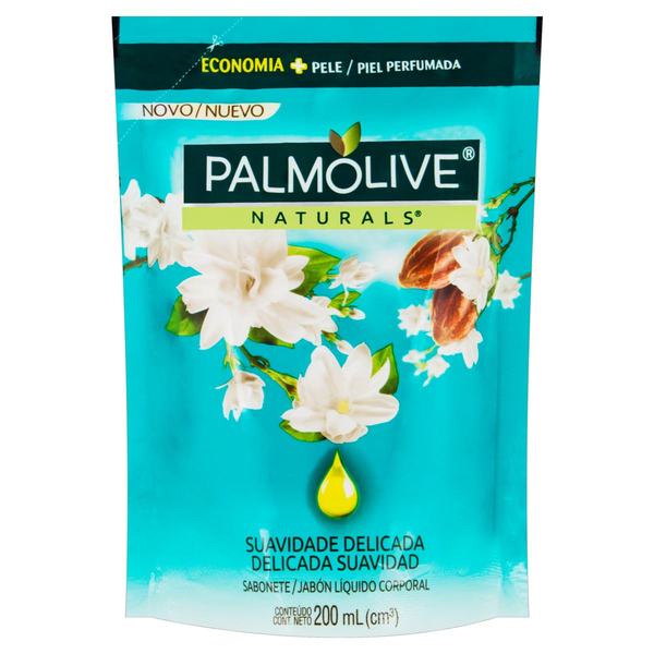 Sabonete Líquido Palmolive 200ml - Jasmim - Refil - Sachê