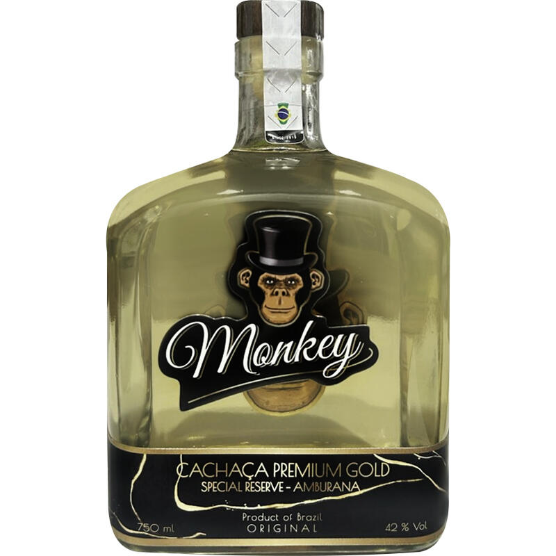 Cachaça Monkey Gold Amburana 750ml
