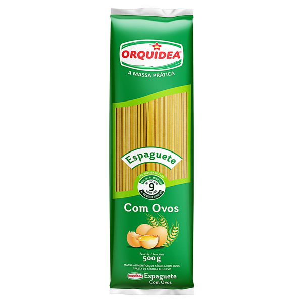 Macarrão ORQUÍDEA Espaguete com Ovos 500g