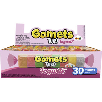 Bala de Goma Gomets Dori Iogurte 30 un