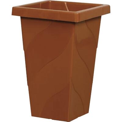 Vaso de Cerâmica Plasnew Quadrado Alto 13L Ref: 108 Un