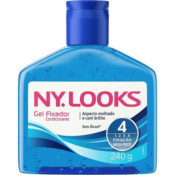 Gel Ny Looks Condicionador Fixador Fator 4 240g