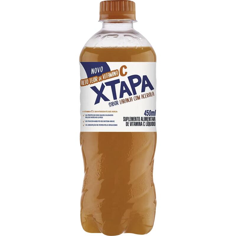 Alimento Líquido Xtapa Laranja com Acerola 450ml