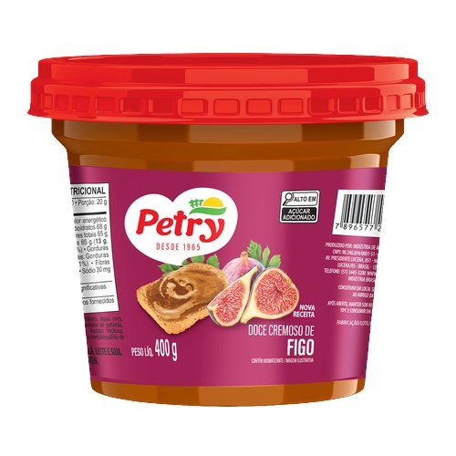 Doce De Fruta Petry Figo 400g