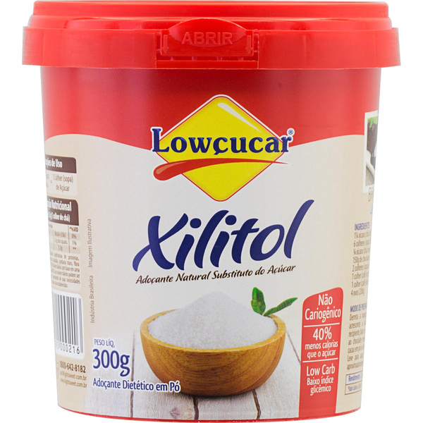 Adoçante Lowçucar Xilitol em Pó 300g