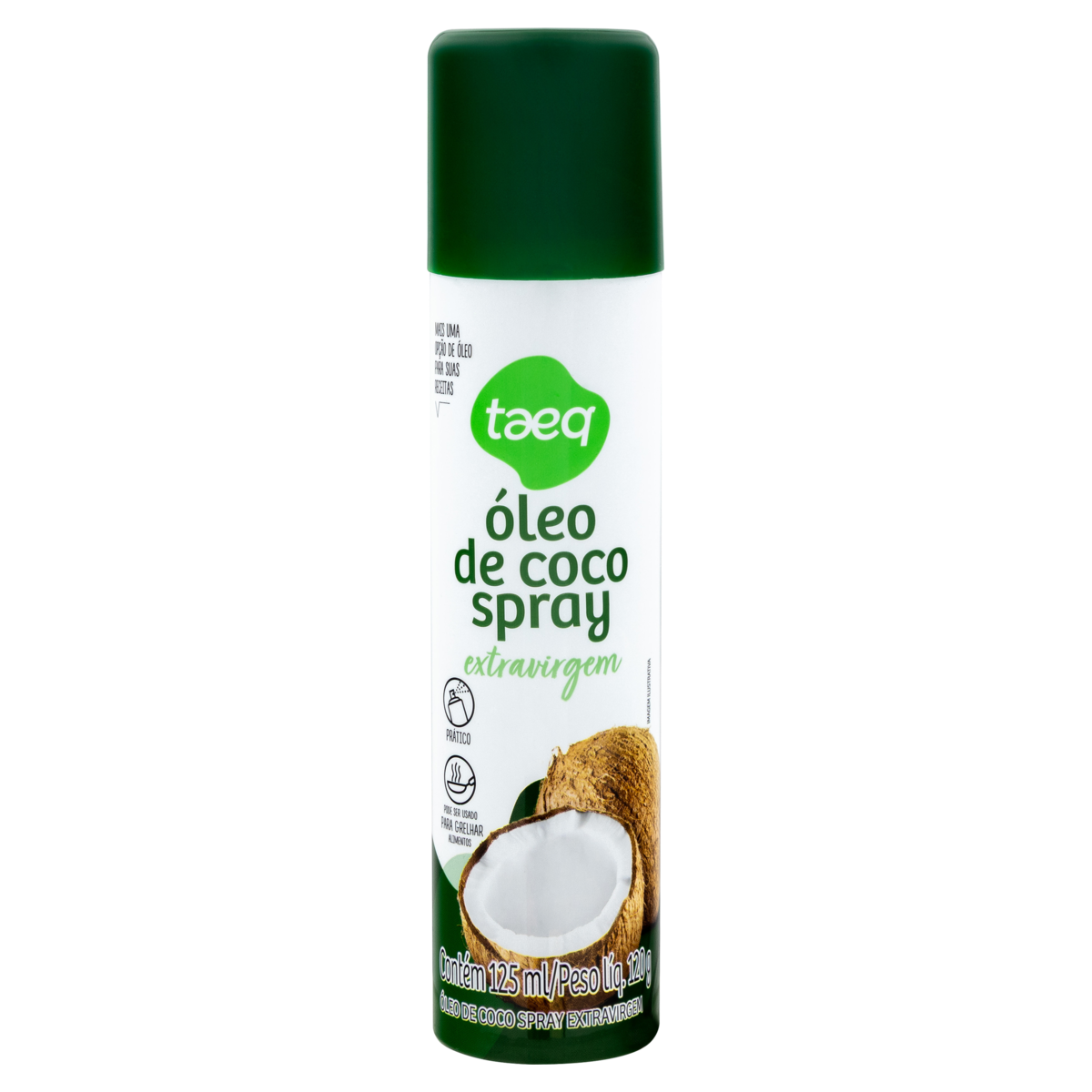 Óleo de Coco Extra Virgem Taeq Frasco 125ml Spray