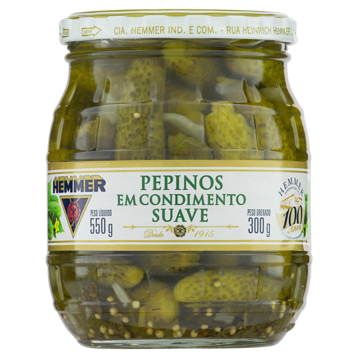 Pepinos em Conserva Hemmer 300g