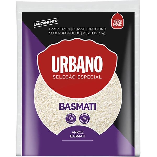 Arroz URBANO Basmati Pacote 1kg
