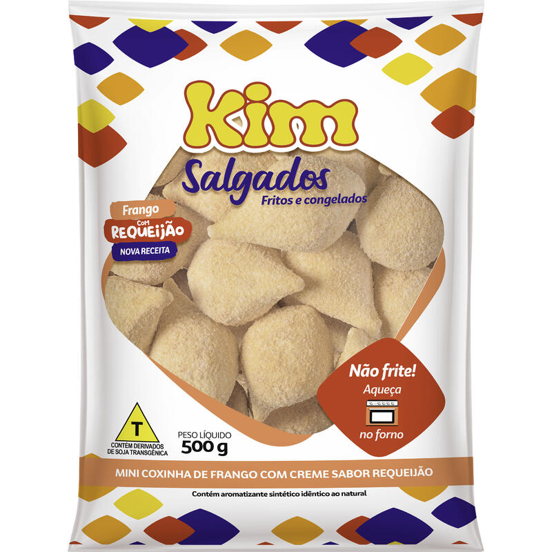 Mini Coxinha Kim Frango com Requeijão 500g