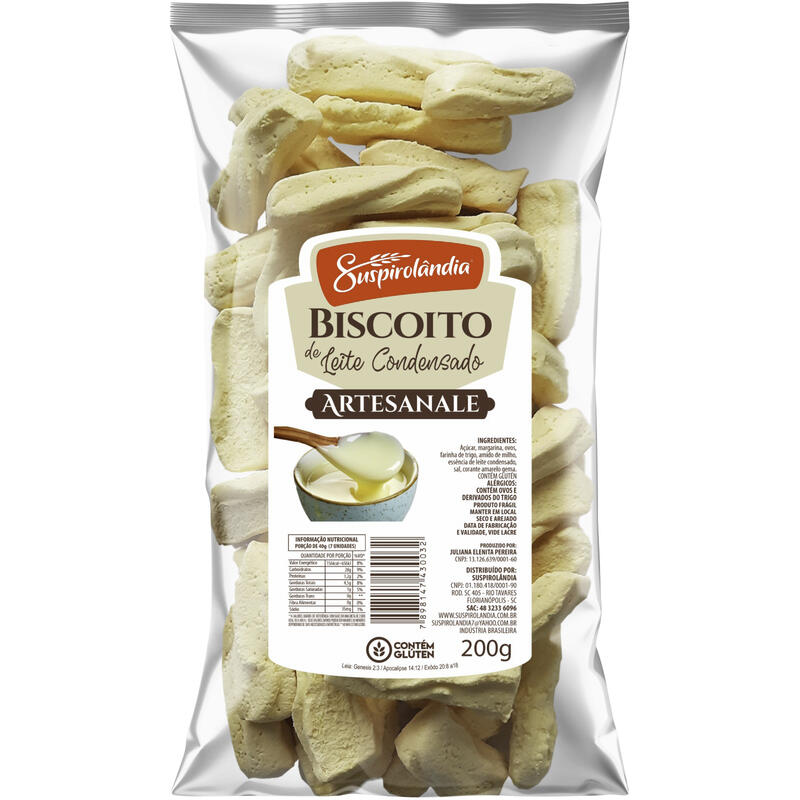 Biscoito Leite Condensado Suspirolândia 200g