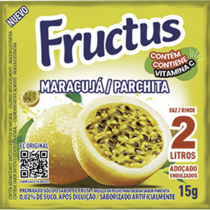 Refresco em Pó Fructus Maracujá 15g