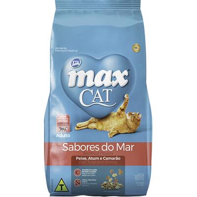 Alimento para Gatos Adultos Max Sabores do mar 3kg