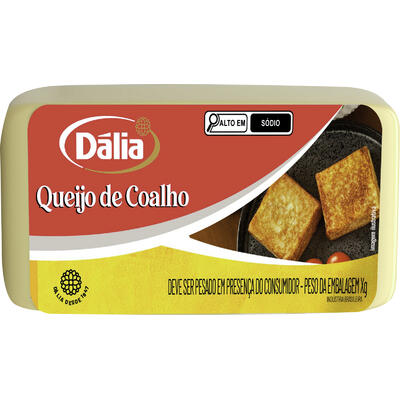 Queijo Coalho Dália F2 Preço por quilo na peça