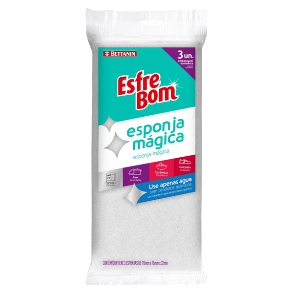 Esponja Mágica EsfreBom Com 3 Esponjas