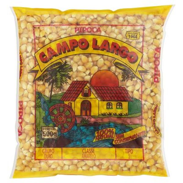 Milho de Pipoca Campo Largo 500g - Importado