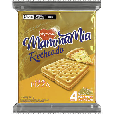 Biscoito Recheado Mamma Mia Pizza 93,3g