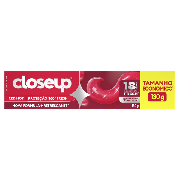 Gel Dental Close Up Red Hot 130g