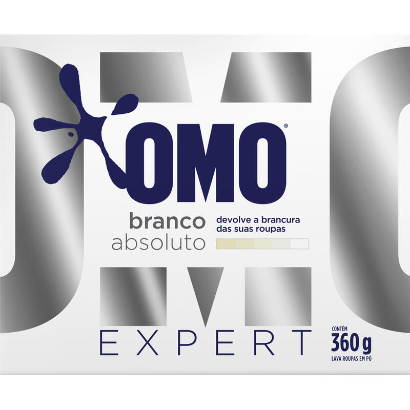 Lava Roupa OMO Expert Branco Absoluto 360g