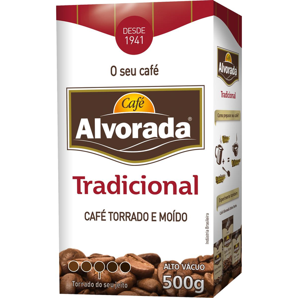Café Alvorada 500g - Tradicional - A Vácuo