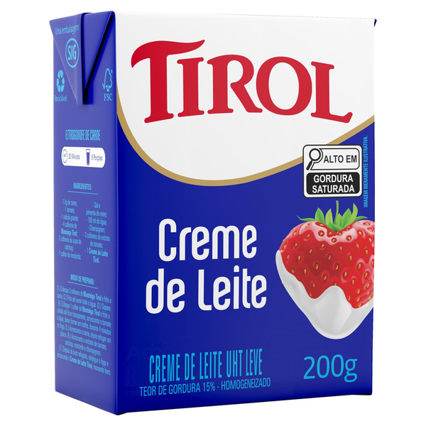 Creme de Leite Tirol 200g