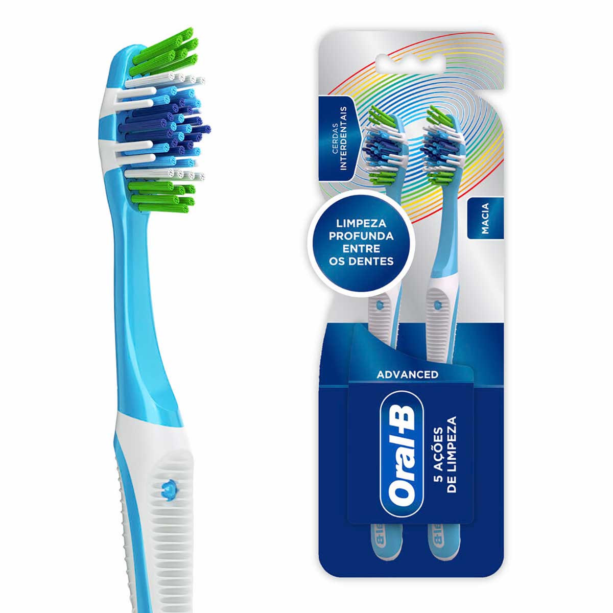 Oral-B Escova Dental Complete 5 Ações De Limpeza 40 Macia - 2 Unidades