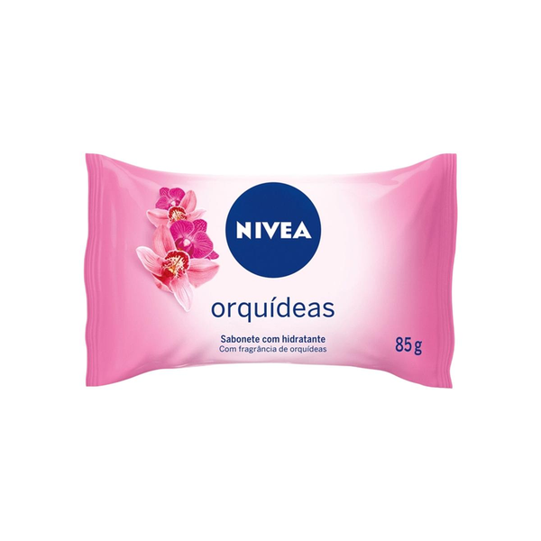 Sabonete Barra Hidratante Leite Nivea Flow Pack 85g