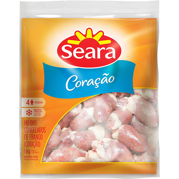 Coração de Frango Seara 1kg - Congelado