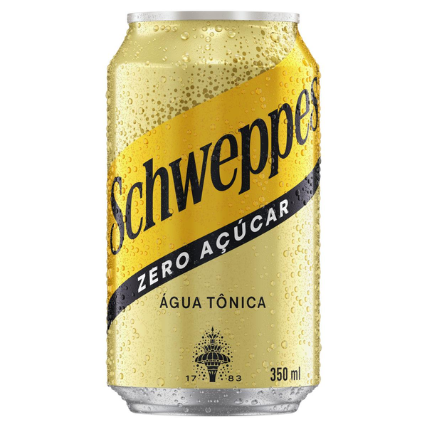 Água Tônica sem Açúcar Schweppes Lata 350ml