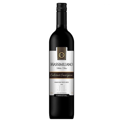 Vinho Tinto Nacional Massimiliano Cabernet Seco 750ml