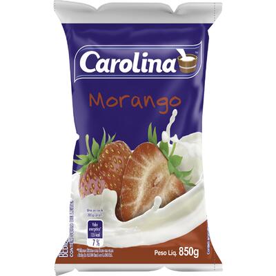 Bebida Láctea Carolina Morango 850g
