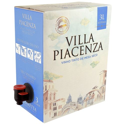 Vinho Villa Piacenza Brasileiro Seco Tinto 3l