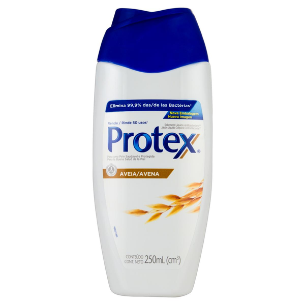 Sabonete Líquido Antibacteriano Aveia Protex 250ml
