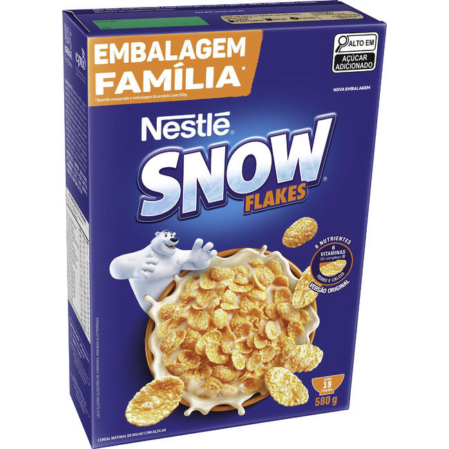 Cereal Matinal Nestlé Snow Flakes 580g