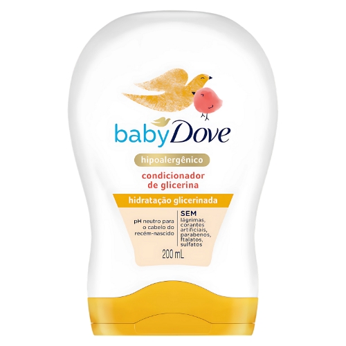 Condicionador de Cabelo DOVE Baby Hidratação Glicerinada 200ml