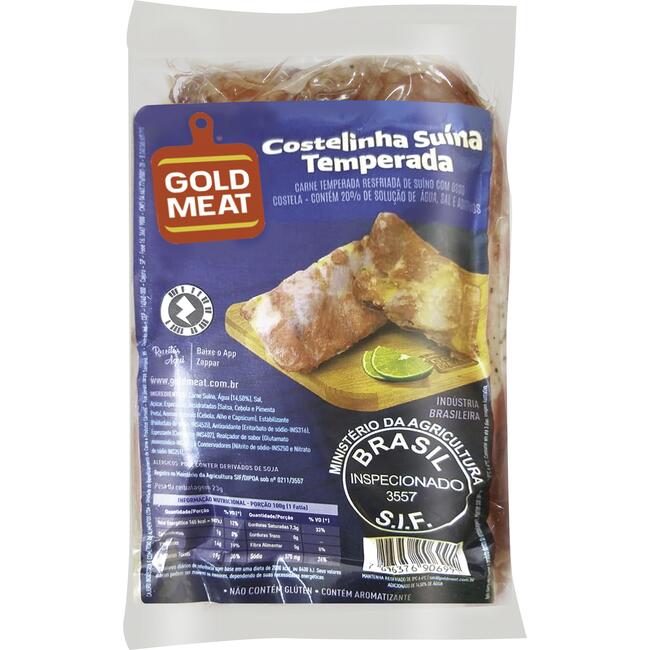 Costelinha Suína Gold Meat Temp Preço por quilo na peça