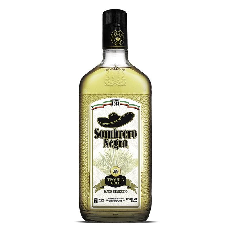 Tequila Sombrero Negro Gold 750ml