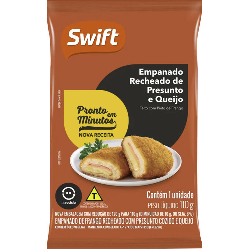 Empanado Recheado Presunto E Queijo Swift 110G