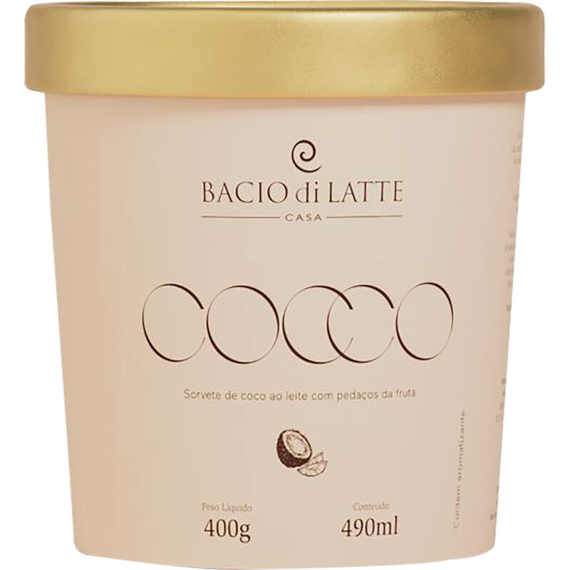 Sorvete BACIO DI LATTE Cocco 490ml