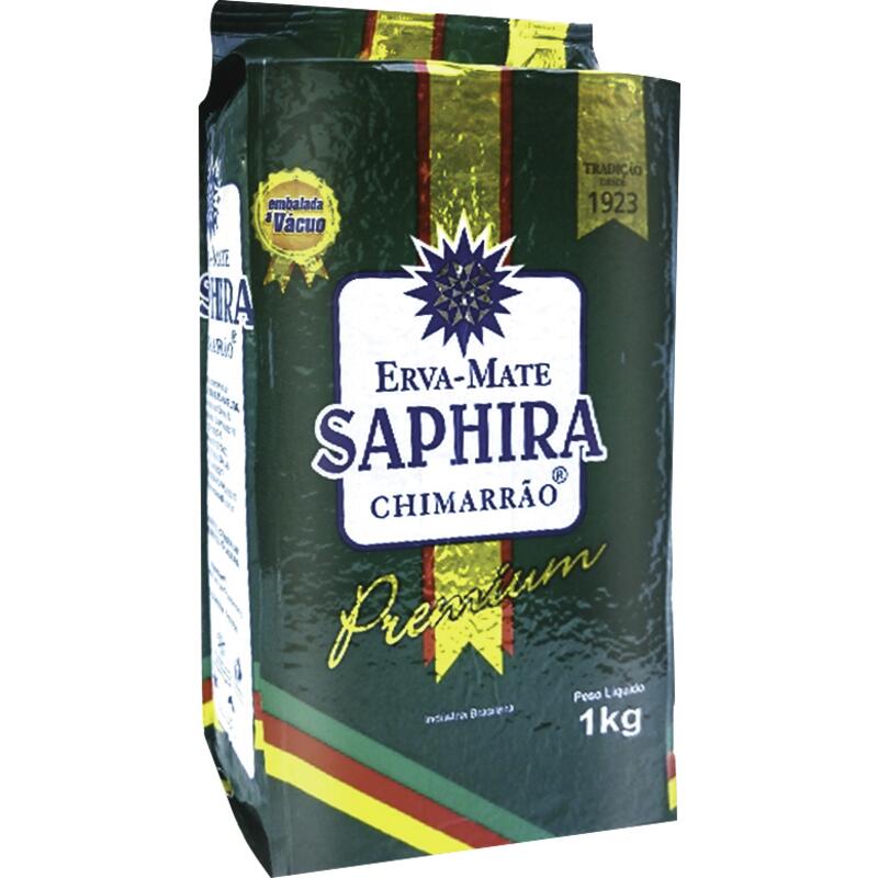 Erva Mate Premium Saphira Vácuo 1kg