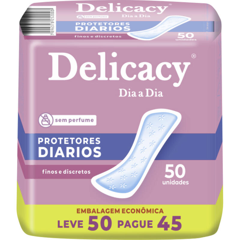 Protetor Diário Delicacy 50 un