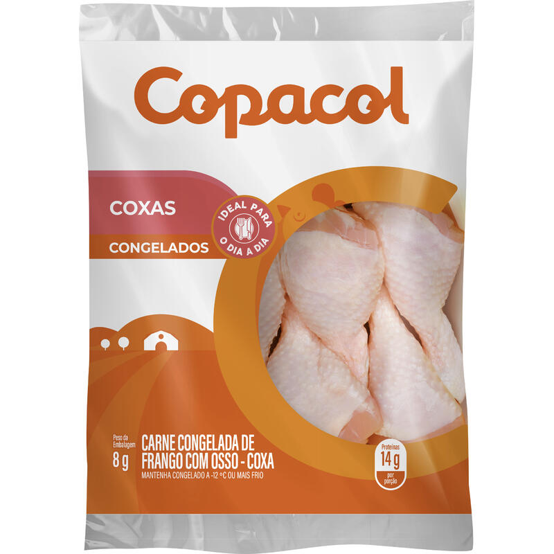 Coxa de Frango Copacol Cong Preço por quilo no pacote